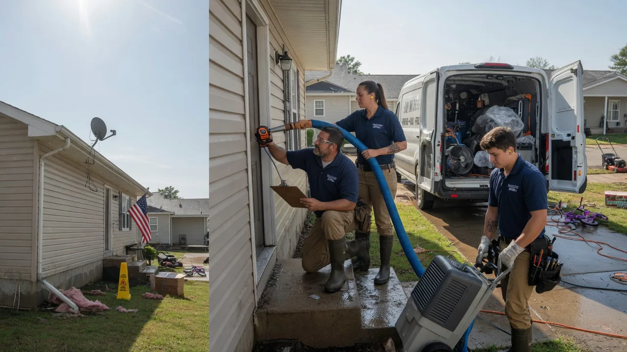 Ceiling Water Damage Restoration in Callender, IA near me